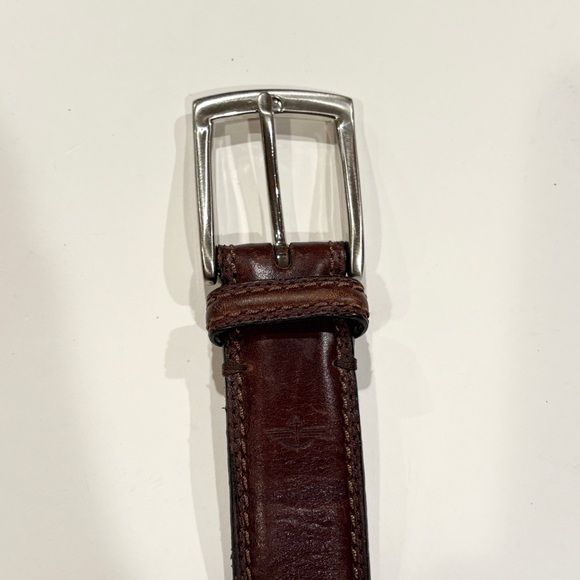 Dockers men's brown leather belt, XL - Picture 4 of 5